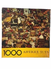 VTG Springbok 1000pc ANTIQUE TOYS Jerry Smith Collection Jigsaw PUZZLE Dollhouse
