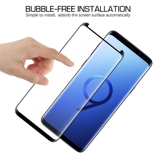 Für Samsung Galaxy S8 S9 Plus Hartglas 3D Hülle Freundliche Displayschutzfolie - Bild 4 von 9