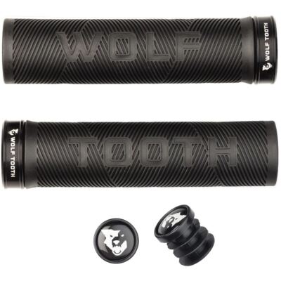 Wolf Tooth MTB-Griffe Echo Lock-On, Schwarz