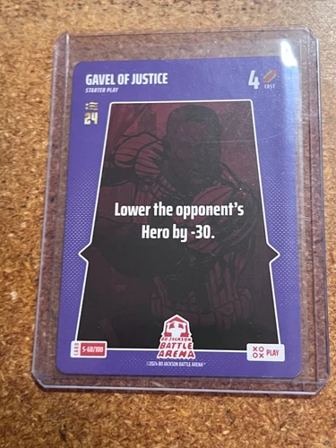 2024 Bo Jackson Battle Arena # S-68/100 Gavel Of Justice
