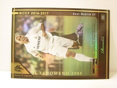 Panini WCCF 2016-17 HOLE Ronaldo Luís Nazário 1976 Brazil No Panini WCCF 2016-17 HOLE Ronaldo Luís Nazário 1976 Brazil No