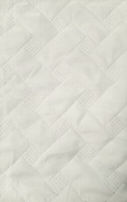 Bedsure Get Cozy Quilted Microfiber - 1 Pair of White King Bed Shams