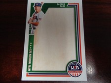 2022 USA Stars & Stripes Carson Page JUMBO JERSEY #'ed 106/150 RC