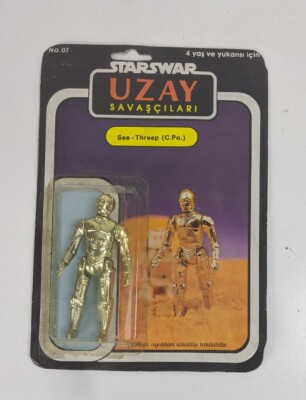 Star Wars Turkish SB Products UZAY C-3PO Mint on Card | eBay