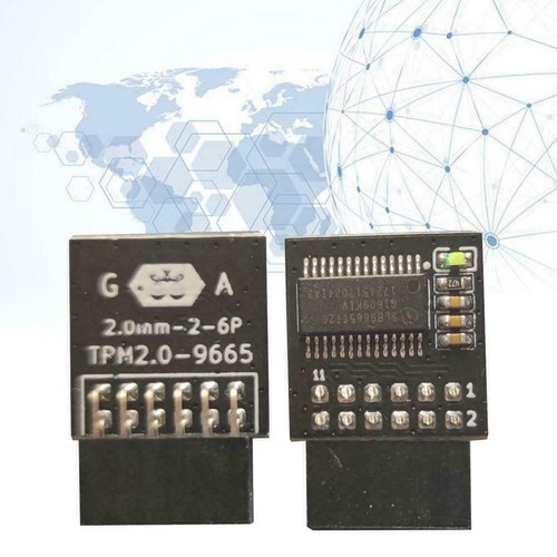 GIGABYTE GC-TPM2.0_S 2.0 TPM Module (12 Pin 12-1) LPC δ, A6J5 к E7G3 TPM E9S7 - Photo 9/13
