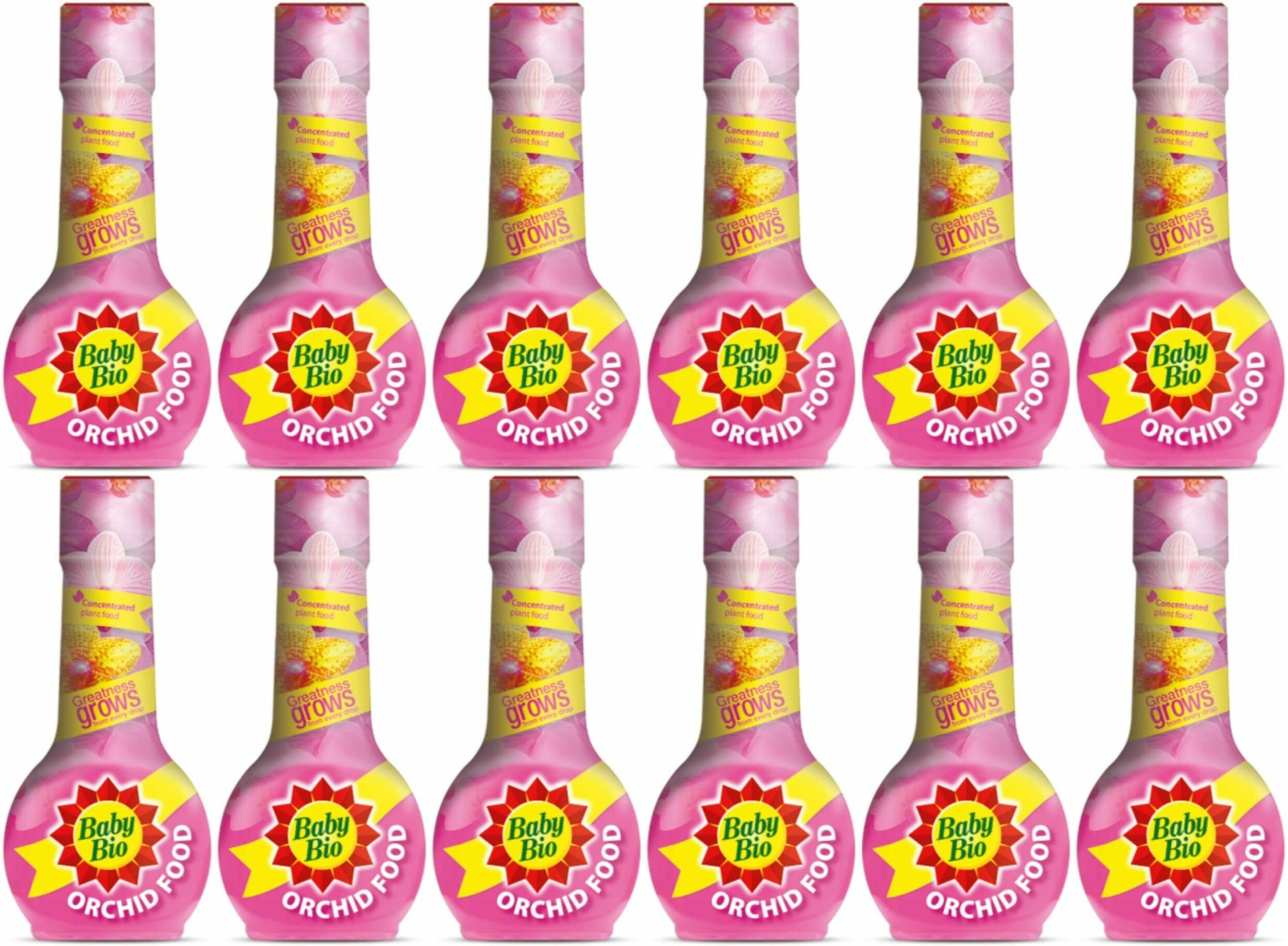 12x Baby Bio Orchid House Plant Concentrated Food Feed Fertiliser 175ml