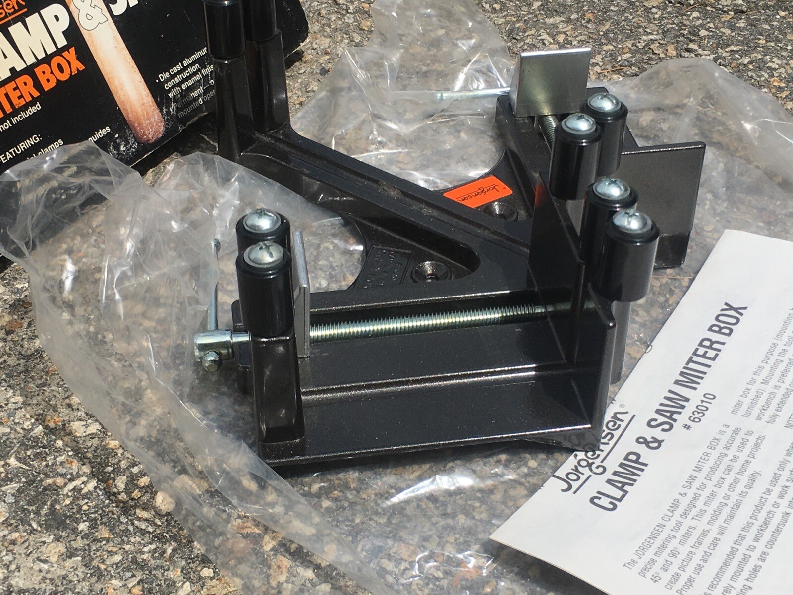 Clamp And Saw Miter Box 63010 eBay