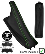 GR?N NAHT LEDER HANDBREMSMANSCHETE+KUNSTSTOFFRAHME F?R BMW 8 SERIES E31 90-99