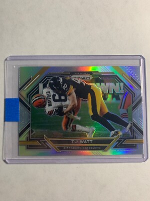 2022 Panini Prizm Lockdown! Silver Prizm TJ Watt #L-2