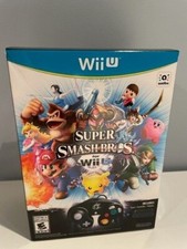 Super Smash Bros. for Wii U Bundle w/Controller + Game + Adapter (Wii U, 2014)