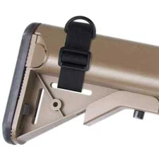 Buttstock Sling Tactical Adapter Mount Attach D Ring Rifle Shotgun Hunt Airsoft