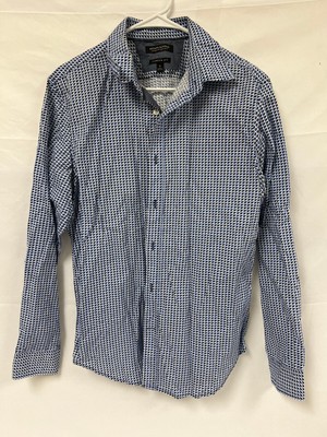 Banana Republic Mens Custom 078 Wash Shirt Camden Fit Long 