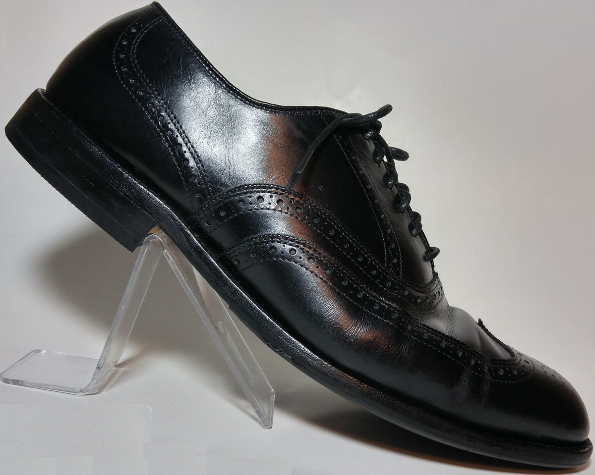 Allen Edmonds Chester Black Leather WingTip Oxford Dress  display picture 1