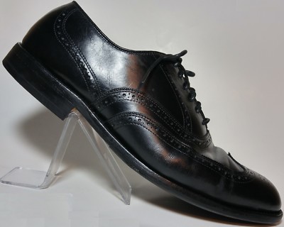 Allen Edmonds Chester Black Leather WingTip Oxford Dress  display picture 3