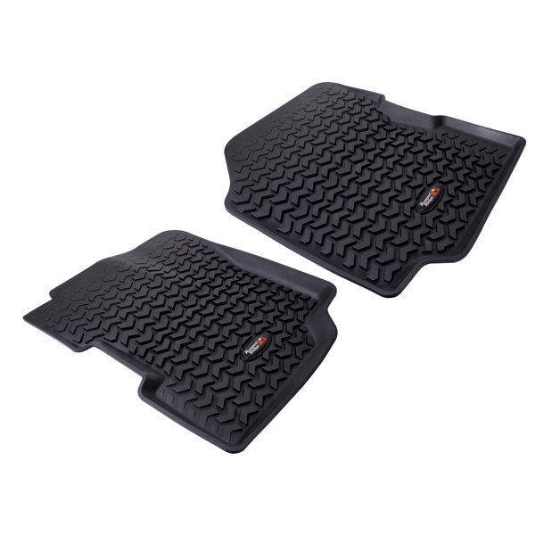 Tapis de sol Jeep Wrangler YJ en caoutchouc préformé pour les sorties tout-terrain et le quotidien