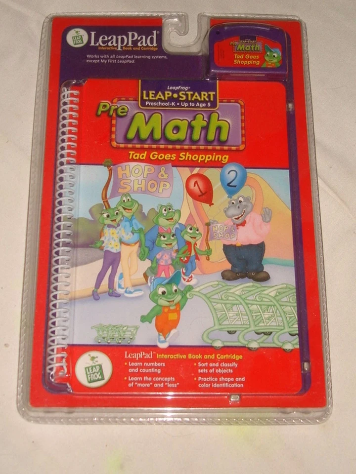 NEW 3-LEAPFROG LEAPPAD PRE-K UP TO 5 YRS. READING & MATH BOOK SETS - Image 3 of 4