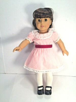 American Girl Samantha Doll in MEET OUTFIT Pink DRESS