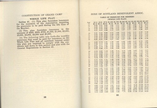 SONS OF SCOTLAND BENEVOLENT ASSOCIATION CONSTITUTION 1948 REF: 8077M - Picture 5 of 8