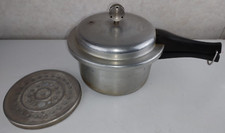 Vintage 4 Inch MIRRO-MATIC Aluminum 4Qt Pressure Cooker Made In USA Used