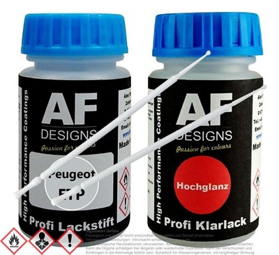 Für Peugeot ETP Gris Futura Metallic Lackstift Klarlack Lacktupfer Autolack Set