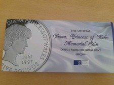 The Official Diana Princess Of Wales Memorial Coin 1999 Royal Mint