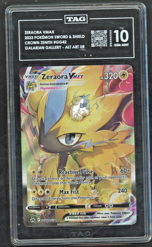 Zeraora VMAX graded TAG 10 for sale on eBay