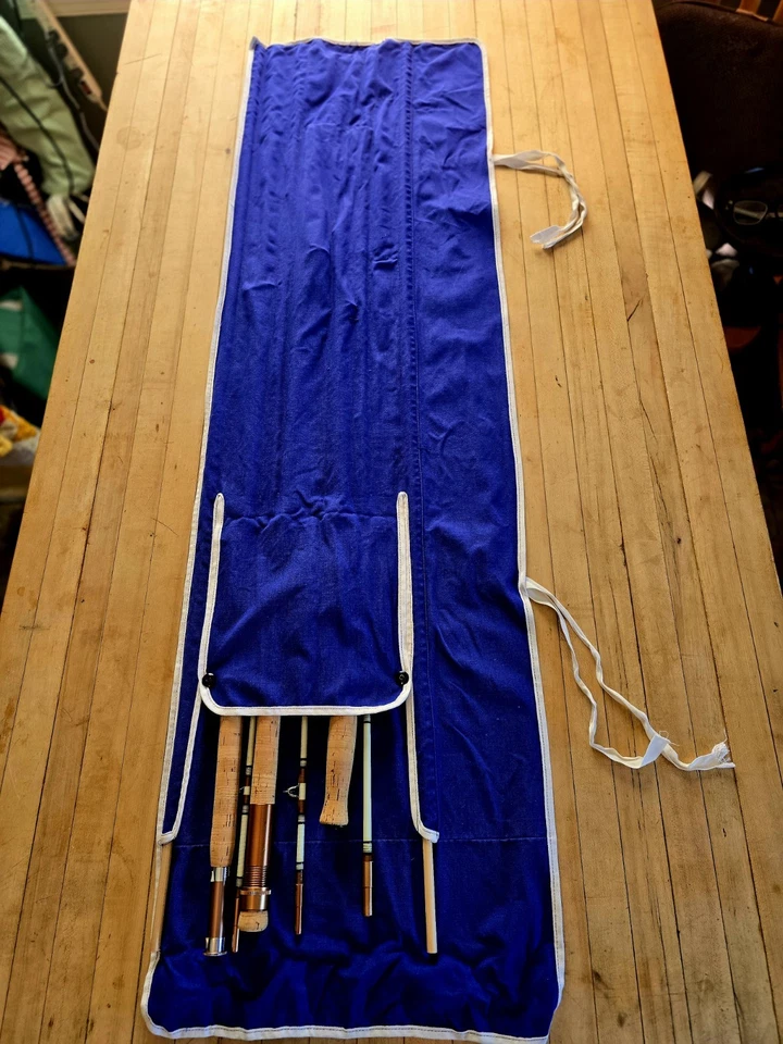 Raro 1960 Shakespeare Custom Wonderod Presidencial Omni Acción Juego de 3 Cañas Foto 3 de 4