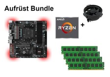 Bundle MSI B350M Mortar + CPU AMD RYZEN 3 5 7 + RAM da 8GB a 32GB selezionabile