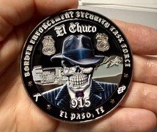 ?? EL PASO HSI ?EL CHUCO ALIEN SMUGGLING UNIT 915 CHALLENGE COIN