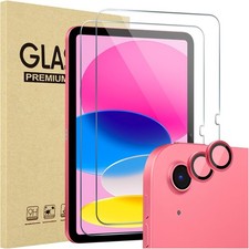 2 Pack Screen Protector for iPad A16 2025 11th/10th 2022, 9H Tempered Glass