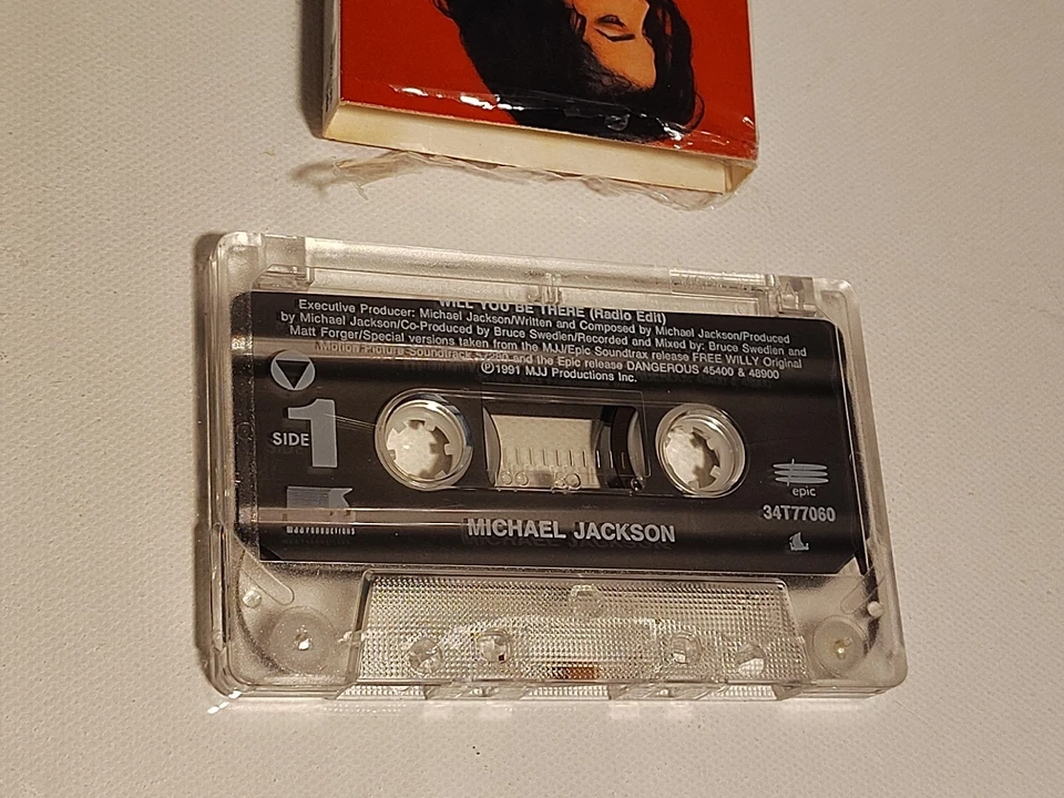 Michael Jackson - Will You Be There [Single] on Cassette Original Shrink 1991 - Image 4 of 4