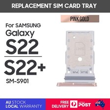 Sim Card Tray For Galaxy S22/ S22 Plus - Pink Gold
