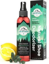 Outdoors Natural Shoe Deodorizer Spray 700 Sprays Extra Strength Shoe Odor