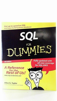 SQL For Dummies - Taylor, Allen G. - Good - See condition notes