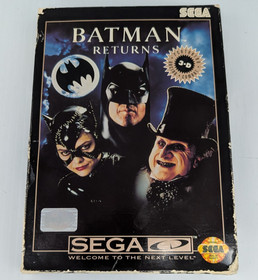CIB SEGA Batman Returns Sega CD 1992 Action Adventure Complete w/Manual Reg Card