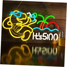 Turtle Its 5 00 Oclock Neon Signs For Wall Decorled Neon Red Yellow