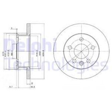 Disque de frein Renault B70