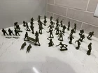 Vintage Marx 1963 US Army Men WWII 2.5" Lot Of 42...Excellent Condition