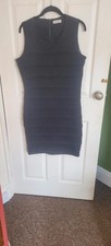 Black Stretchy Calvin Klein CK Dress - Bandage Design Size 12