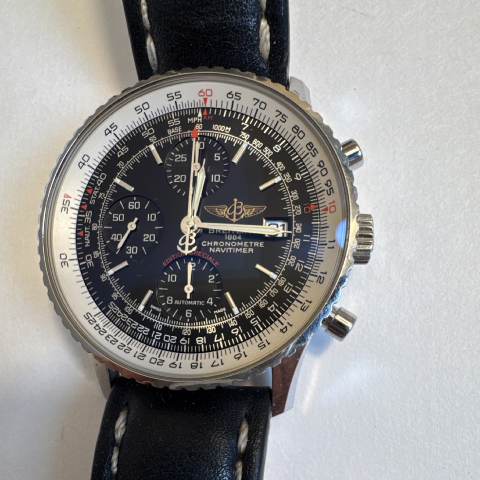 Breitling Navitimer Chronometer Automatic Black D… - image 1