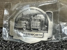 Kenworth Semi Truck Belt Buckle Tonkin USA C-42 - NOS Vintage 1985