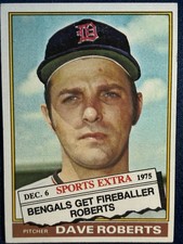 1976 TOPPS TRADED #649T DAVE ROBERTS (DETROIT TIGERS) BASEBALL CARD