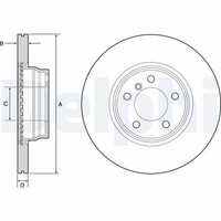2X Bremsscheibe Delphi BG4458C FüR BMW F80 F36 F23 F22 F82 F31 F32 F30 3Er F34