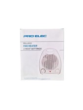 PRO-ELEC PELL0331 1000W + 2000W 2KW PORTABLE FAN HEATER INSTANT HEAT UPRIGHT