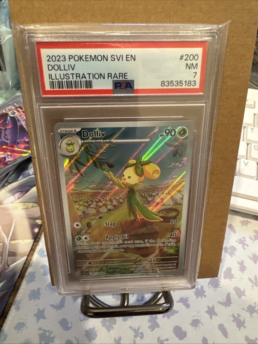 dolliv pokemon card value 2023 Scarlet & Violet IR #200 PSA 9 MINT on Fanatics Collect Grass / 90 / Stage 1 Attack 1 Dolliv 2023 Scarlet & Violet