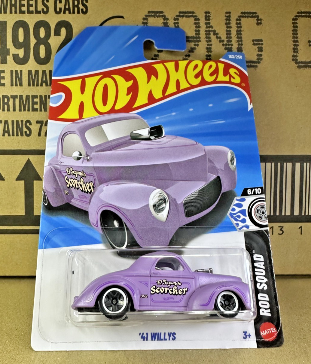 2026 Hot Wheels Mainline Case G '41 Willys Series Rod Squad