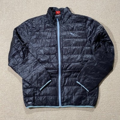 Puma Daunenjacke Herren Medium schwarz leicht Sport Puffer