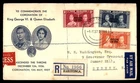 Mayfairstamps New Zealand FDC 1937 King George VI Queen Elizabeth Reg Express Fi