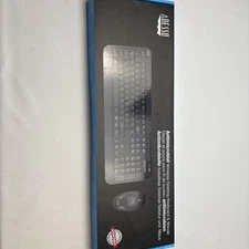 Adesso Antimicrobial Wireless Keyboard and Mouse Set WKB-1330CB New, sealed