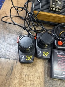 Atari 2600 Heavy Sixer Console Controller Paddles Games Bundle No Power Cord